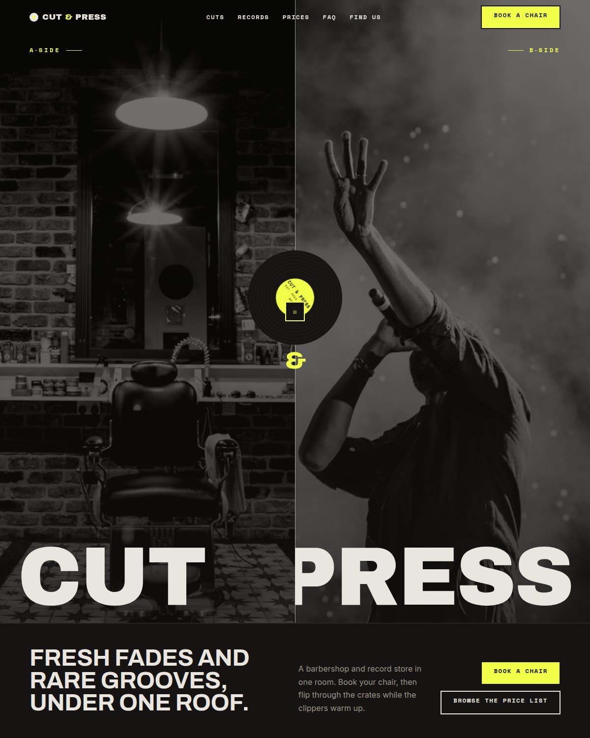 Cut & Press template preview